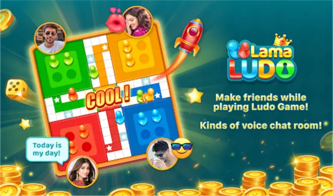 Lama Ludo-Ludo&Chatroom android App screenshot 0